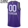 Camiseta Niños Utah Jazz Clarkson 2023-24 Jordan Nike City Edition Violeta Swingman